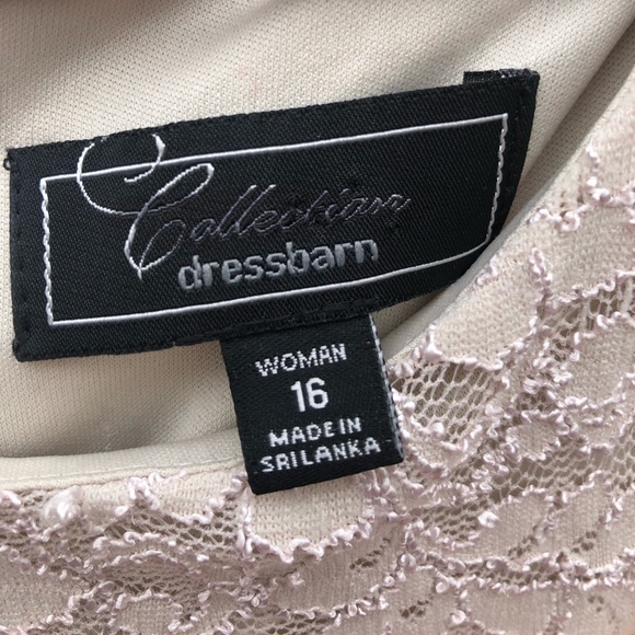 Dress barn Neutral lace detail size 16 midi dress - Picture 7 of 8